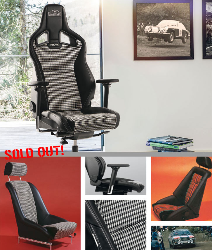 RECARO Office-Chair at the anniversary „50 years body-contoured seat“