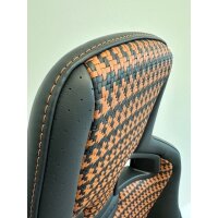 Drehstuhl Original  RECARO Cross Sportster CS Star Flechtleder schwarz/cognac
