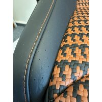 Drehstuhl Original  RECARO Cross Sportster CS Star Flechtleder schwarz/cognac